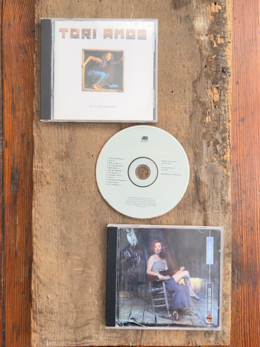 Tori Amos lot of 3 CDs 1st 3 album releases, 90s, missing 1 case